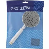Лейка для душа ZEIN Z0501, пластик, средняя, 5 режимов, хром