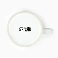 Кружка новогодняя керамическая &laquo;Снеговик&raquo;, 320 мл, ручная работа