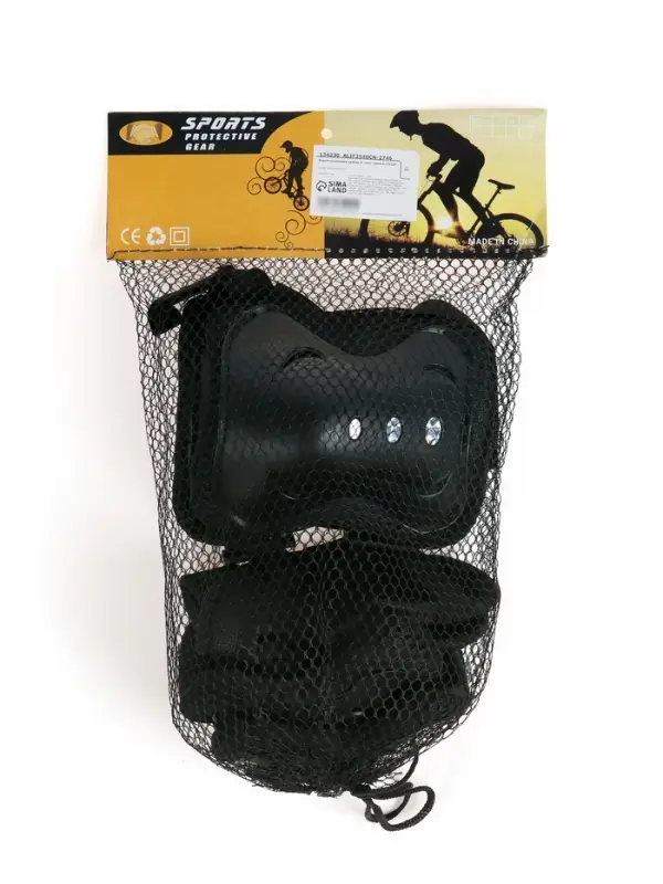 Защита роликовая, размер M, чёрная