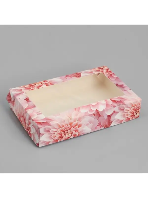 Кондитерская упаковка, коробка с ламинацией &laquo;Beauty&raquo;, 20&times;12&times;4 см