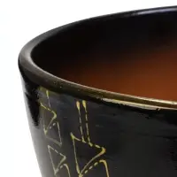Горшок для цветов &laquo;Мираж &raquo;, 8 л, d=30 см, h=23 см, с поддоном, керамический, коричневый