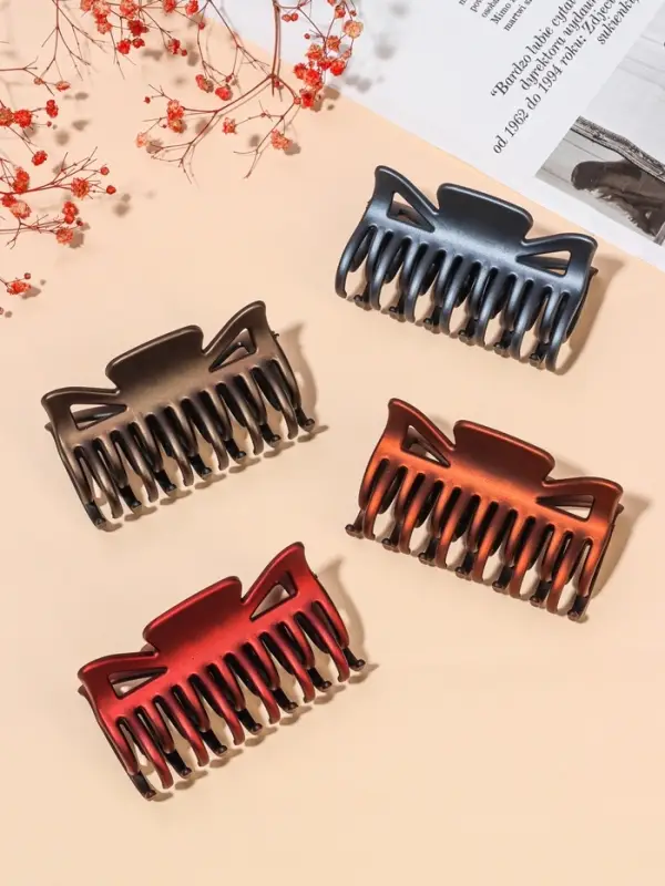 Крабик для волос &laquo;Двойной зубец&raquo;, бант, 8 см, МИКС