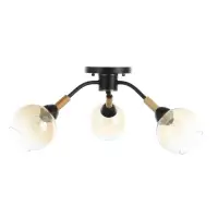 Люстра потолочная BayerLux &laquo;Гундер&raquo;, 3хЕ27, 40 Вт, черный, 57&times;57&times;25 см