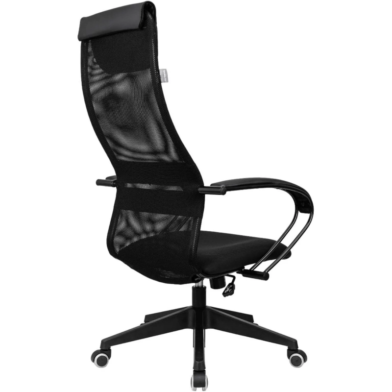 Кресло 0MX_VB_Бюрократ CH-607 черн TW-01 сетка/ткань с подгол,крест.пластик