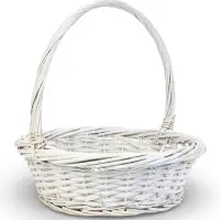 Набор корзин 3 шт ИВА 40x40x14 32х32x12 27х27x10 см ПЛЕТ ручка h=20/18/16 см