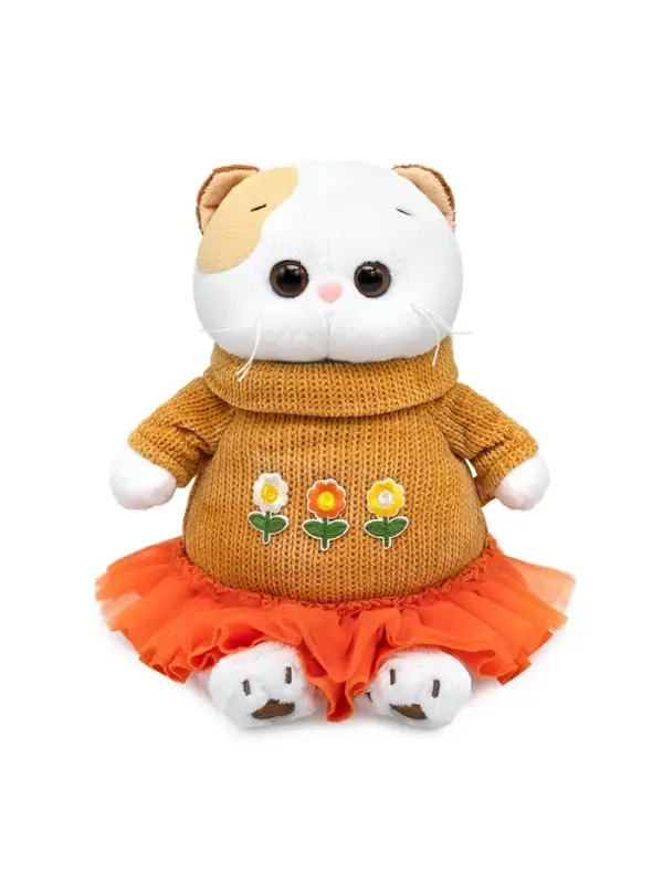 Мягкая игрушка &laquo;Кошечка Ли-Ли&raquo; в платье с оборкой, 24 см