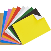 Картон цветной Комус Класс ColorPics 10л 10цв А4 мелован..папка