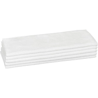 Полотенце Luscan махровое 70х130, 500 гр/м2, Oтель белый, Турция, 5 шт/уп