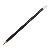 Карандаш чернографитный с ластиком ErichKrause "Deep Classic triangular", НВ, грифель d=2,2 мм, дерево, трехгранный в тубусе, микс