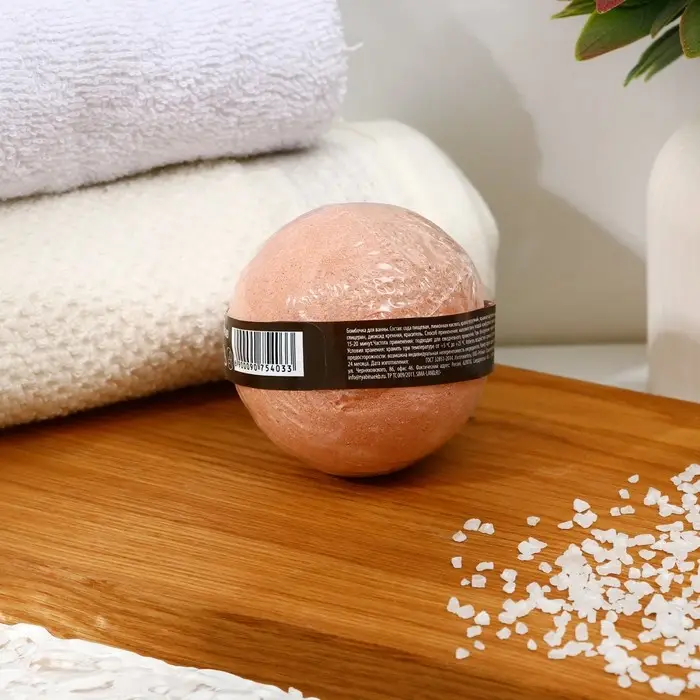 Бомбочка для ванны, 130 г, аромат шоколада, Кладовая красоты Бомбочка для ванны, 130 г, аромат шоколада, Кладовая красоты