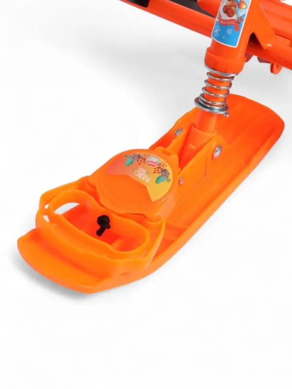 Снегокат «Тимка спорт 4-1», со спинкой, оранжевый, ТС4-1/Л2 Nika