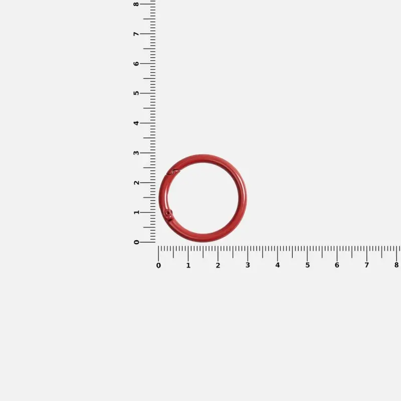 Карабин-кольцо Claus, L, красный