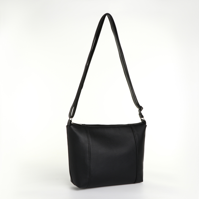 Сумка кросс-боди на молнии, цвет чёрный Сумка кросс-боди на молнии, цвет чёрный