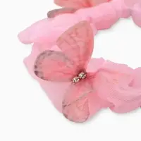 Резинка для волос «Бабочки» розовая, Коты аристократы Резинка для волос «Бабочки» розовая, Коты аристократы