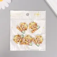 Декор для творчества акрил "Медвежонок в пижамке с баночкой мёда сладко спит" 3х3х0,2 см Декор для творчества акрил "Медвежонок в пижамке с баночкой мёда сладко спит" 3х3х0,2 см