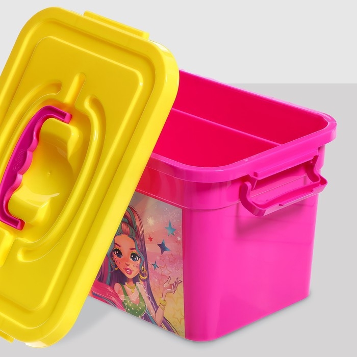 Ящик для хранения игрушек «Модницы», 6,5 л Ящик для хранения игрушек «Модницы», 6,5 л