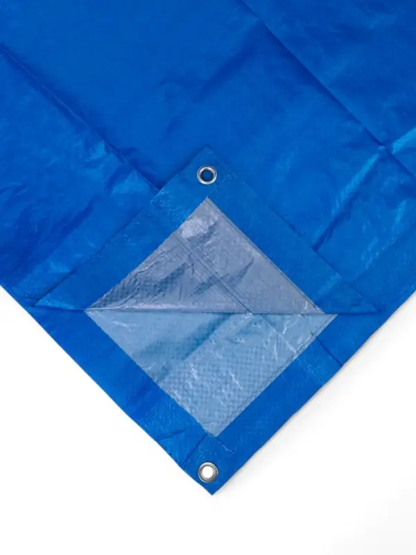 Тент защитный, 3&times;2 м, плотность 90 г/м&sup2;, УФ, люверсы шаг 1 м, тарпаулин, МИКС