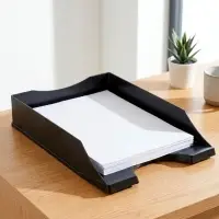 Лоток горизонтальный для бумаг Calligrata &laquo;Гранд&raquo;, чёрный