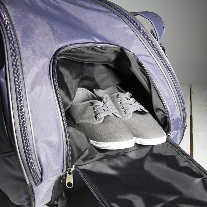 Сумка дорожная на колёсах, отдел на молнии, отдел для обуви, 3 наружных кармана, длинный ремень, цвет серый Сумка дорожная на колёсах, отдел на молнии, отдел для обуви, 3 наружных кармана, длинный ремень, цвет серый