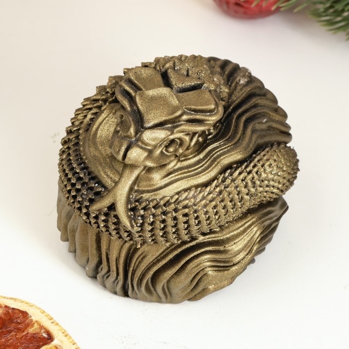 Новый год. Символ 2025. Фигура Новый год. Символ 2025. Фигура "Змея хищница" бронза, 8х7х7см