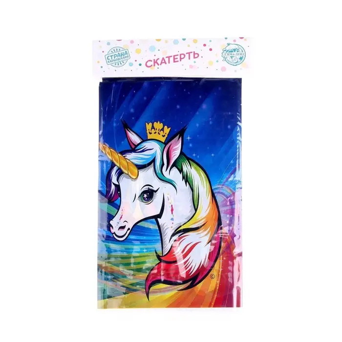 Скатерть &laquo;Единорог в короне&raquo;, 108 &times; 180 см