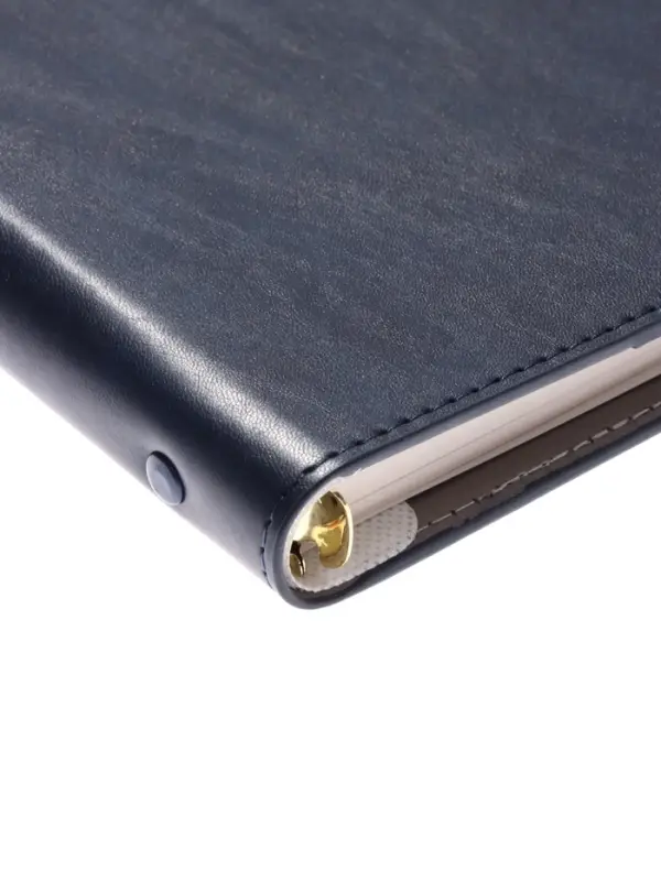 Органайзер на кольцах, А5, с хлястиком, 80л, линия, к/зам, Синий Органайзер на кольцах, А5, с хлястиком, 80л, линия, к/зам, Синий