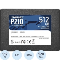 SSD накопитель Patriot Memory P210 2.5 512GB SATA (P210S512G25)