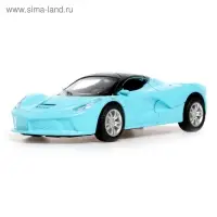Машинка металлическая «Суперкар», инерционная, масштаб 1:43, цвета МИКС