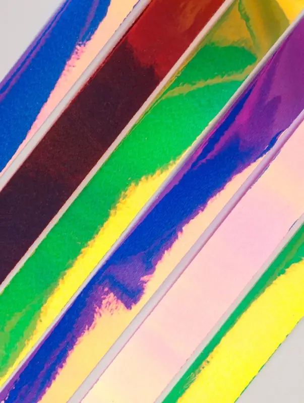 Лента упаковочная для декора и подарков, неон, МИКС, 1.2 см &times; 5 м&plusmn;5%