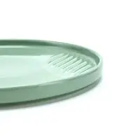 Тарелка плоская керамическая &laquo;Альпы&raquo;, d=23 см, ручная работа