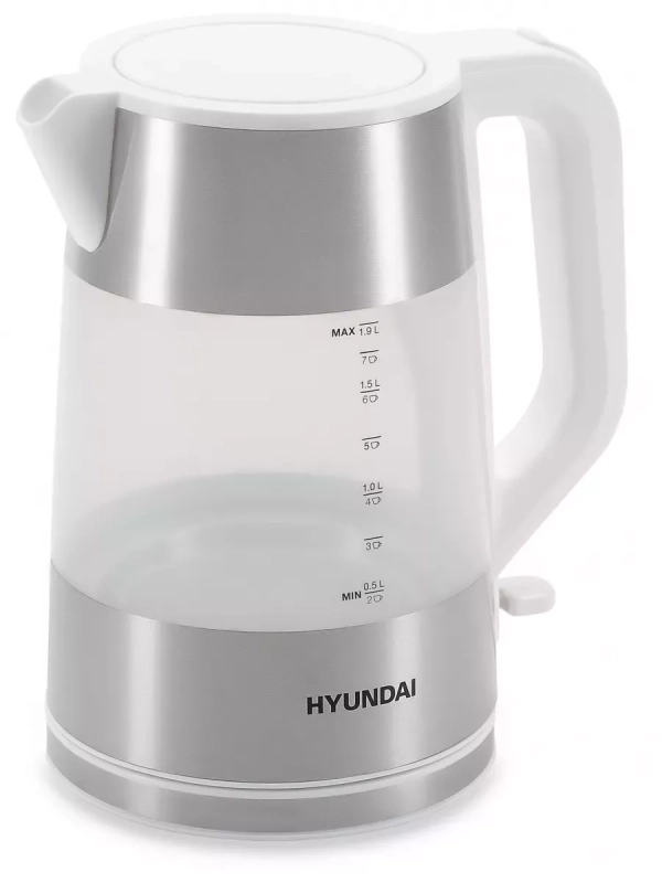 Чайник HYK-P4025 1,9л 2200Вт белый (пластик)