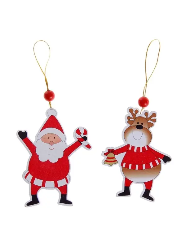 Елочная игрушка Лесная мастерская &laquo;Весёлые друзья&raquo;, золотая нить, МИКС