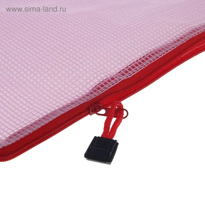 Папка-конверт на молнии Calligrata &laquo;Клеточка&raquo; А5, (240&times;170 мм), МИКС