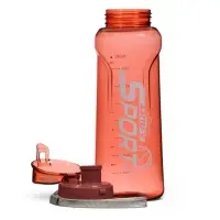 Бутылка для воды SPORT, 800 мл, 23&times;7.6&times;4.8 см, красная