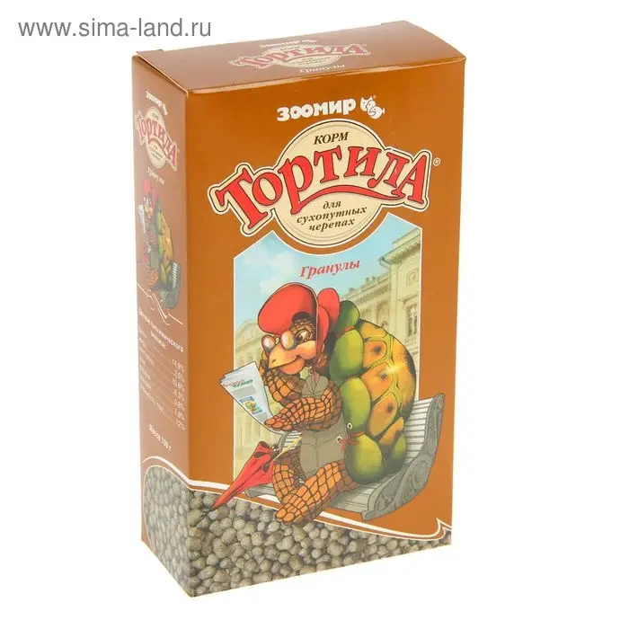 Лакомство  Лакомство "Тортила Гранулы" для сухопутных черепах, гранулированный, 150 г.
