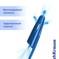 Ручка гелевая R=301 Original Gel, узел 0.5 мм, чернила синие, длина линии письма 600 метров