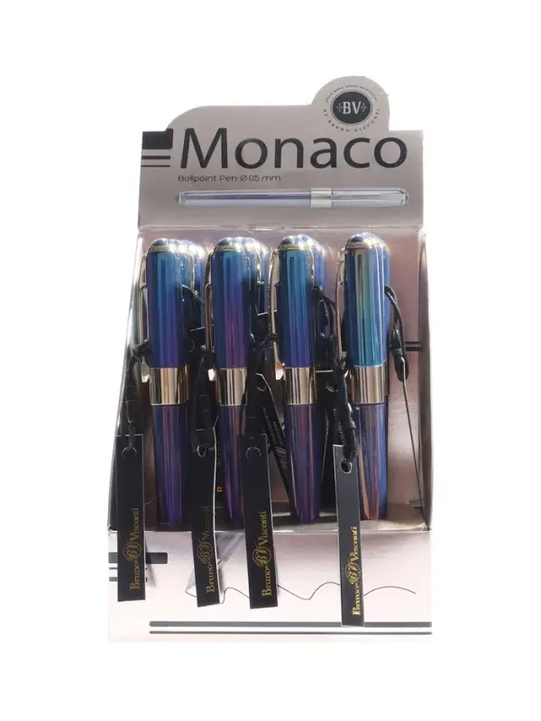 Ручка шариковая BrunoVisconti. MONACO.PEARL 0.5мм, стерж/син, темно-син корп Ручка шариковая BrunoVisconti. MONACO.PEARL 0.5мм, стерж/син, темно-син корп