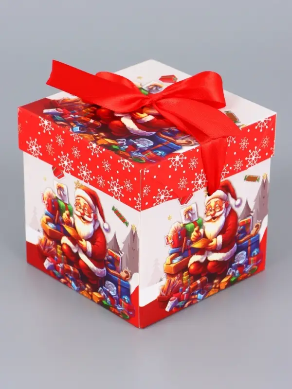 Коробка Самосборная Коробка Самосборная "Колокольчики" 10х10х10 см 9594037