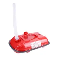 Канистра топливная металлическая горизонтальная 5 Л (красная) AVS HJM-05