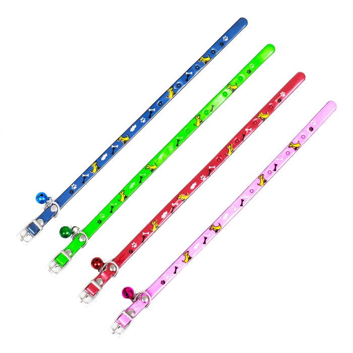 Ошейник Ошейник "Верный пёс", 30 х 1 см, микс цветов