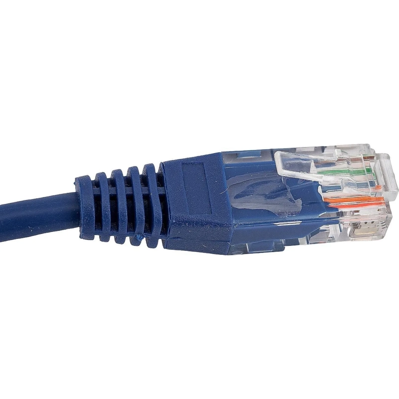 Патч-корд TWT TWT-45-45-0.15-BL UTP кат.5e, 0.15 м, синий