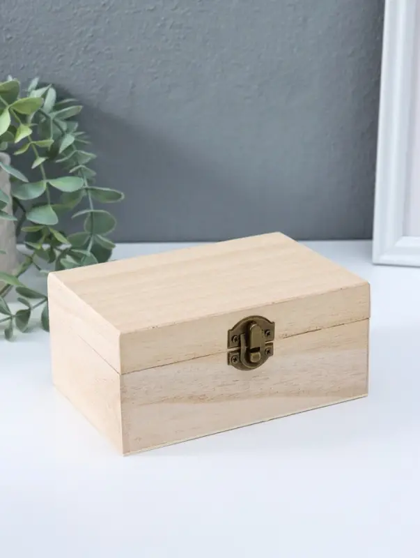 Шкатулка для росписи дерево &laquo;Прямоугольная&raquo;, 15&times;9.7&times;6.7 см