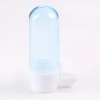 Поилка для птиц, 100 мл, 4.3&times;9.5 см, синяя, белая