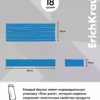Пластилин 12 цветов ErichKrause Jolly Friends Candy, плавающий, со стеком