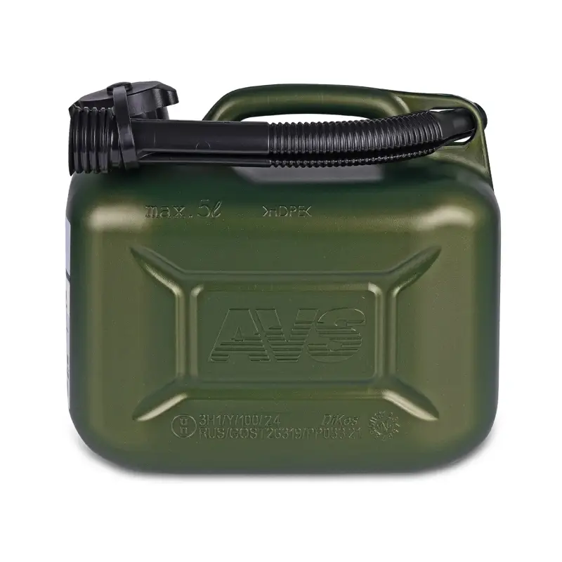 Канистра топливная пластик 5л. (темн.зелён.) AVS TPK-Z 05