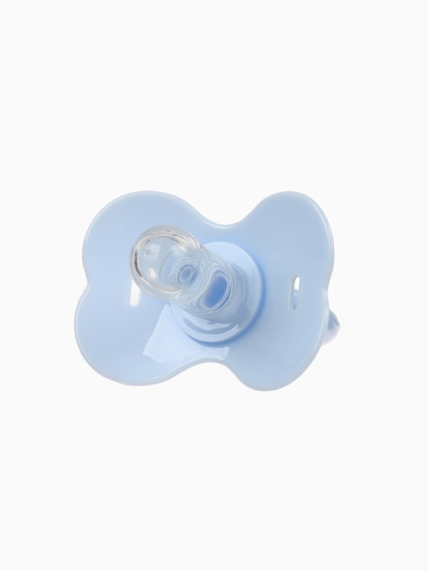 Пустышка классическая, с держателем, +0мес., цвет голубой Пустышка классическая, с держателем, +0мес., цвет голубой