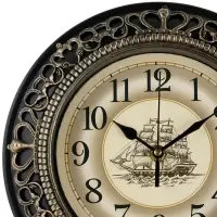 Часы настенные интерьерные &laquo;Фрегат&raquo;, d=25 см, плавный ход