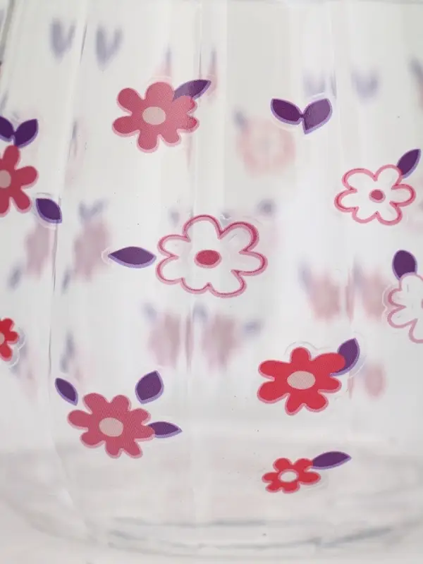 Кружка стеклянная «Цветы», 350 мл Кружка стеклянная «Цветы», 350 мл