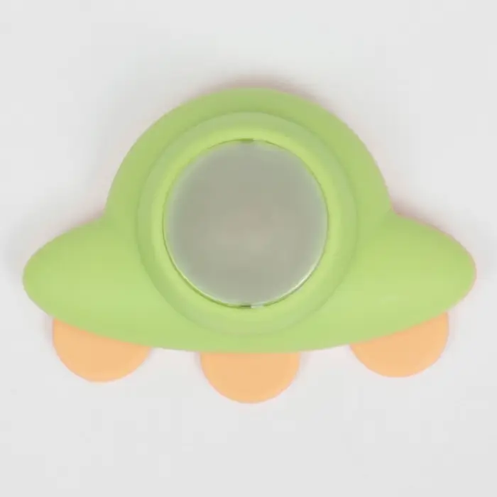 Игрушка с кошачьей мятой для кошек &laquo;НЛО&raquo;, 6 см, пластик, зелёная, жёлтая