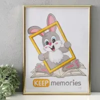 Набор фоторамок для фото 30&times;40 см Keep memories &laquo;Радуга&raquo;, 3 шт., (пластиковый экран), золото